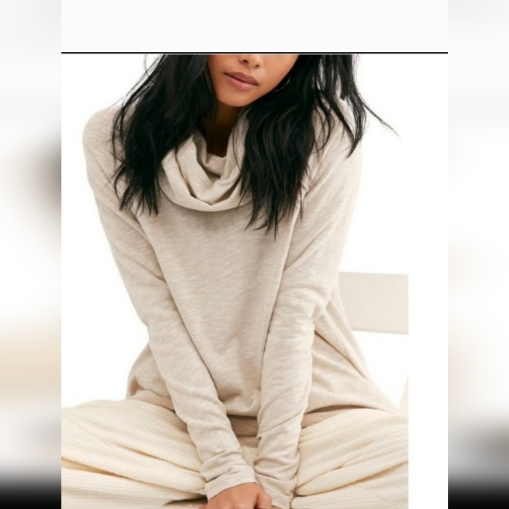 Free People Tops Free People Beach Cocoon Cowl Pullover